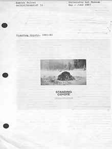 Item #18-6373 Hamish Fulton: Matrix/Berkeley 51. University Art Museum. May - June, 1982....