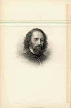 Item #18-6384 Portrait of Lord Alfred Tennyson. (Engraving). G. J. Stodart, G. F. Watts, engraver, artist.