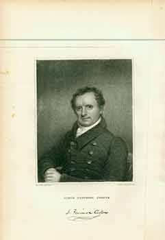 Item #18-6407 James Fenimore Cooper. (Engraving). E. Scrivin, J. W. Jarvis, engraver, artist