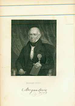 Item #18-6418 Morgan Lewis (Engraving). Durand, Paradise, James Herring, engraver, painter