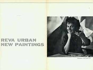 Item #18-6951 Reva Urban, New Paintings. (Presentation copy: signed, inscribed and gifted by Reva...