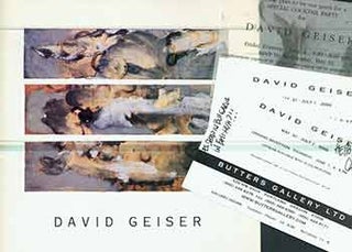 Item #18-7255 David Geiser: New Paintings. David Geiser, Robert C. Morgan