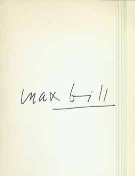 Item #18-7412 Max Gill. 22 Juin - fin Juillet, 1971. Galerie Denise Rene, Paris. [Exhibition...