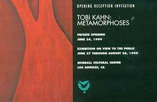 Item #18-7475 Tobi Kahn: Metamorphoses. June 24 - August 26, 1999. Skirball Cultural Center, Los...