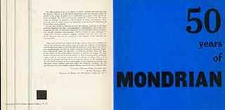 Item #18-7594 50 Years of Mondrian. (Catalog of an exhibition held at the Sidney Janis Gallery,...
