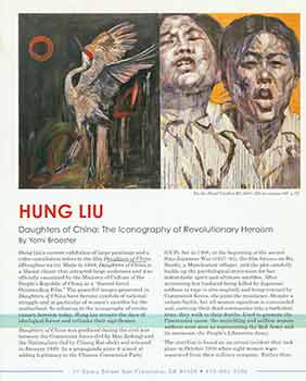 Item #18-7652 Hung Liu: Daughter of China, 1938. October 18 - November 24, 2007. Rena Bransten...