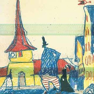 Item #18-7809 Lyonel Feininger: Figurative Drawings, 1908-1912. April 18 - May 25, 1990. Achim...