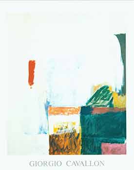 Item #18-7938 Giorgio Cavallon: New Paintings. February 10 - March 7, 1981. Gruenebaum Gallery,...