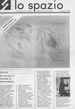 Item #18-8044 Lo Spazio: Periodico di Attualita Artistiche e Culturale. Gennaio 1978: Antonio...