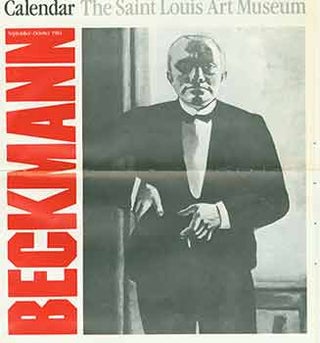 Item #18-8049 The Saint Louis Art Museum Calendar: September - October 1984. Max Beckmann. The...