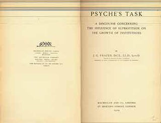 Item #18-8340 Psyche's Task. A Discourse Concerning the Influence of Superstition on the Growth...