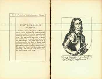 Item #18-8342 Portraits of the Parliamentary Officers of the Great Civil War; being The Facsimiles of a Rare Series Published in 1647. With new brief biographical notices of their lives and actions. Edward Daniell, Josiah Ricraft.