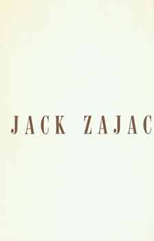 Item #18-8634 Jack Zajac: Sculpture. September 20, 1966 through October 15, 1966. Landau-Alan...
