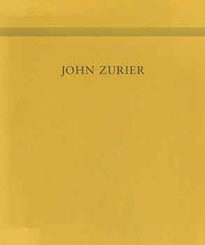 Item #18-8641 John Zurier: Paintings. January 5 - 29, 2000. Gallery Paule Anglim, San Francisco,...