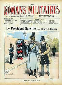 Item #18-8814 Les Romans Militaires: Issue No. 36. (Title page only.) Le Président Garville, par...