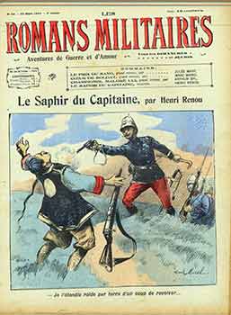 Item #18-8817 Les Romans Militaires: Issue No. 33. (Title page only.) Le Saphir du Capitaine, par...