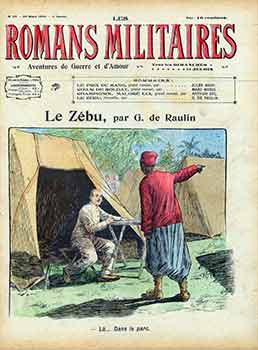 Item #18-8818 Les Romans Militaires: Issue No. 32. (Title page only.) Le Zébu, par G. de Raulin....
