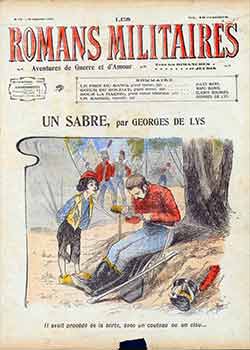 Item #18-8867 Les Romans Militaires: Issue No. 12. (Title page only.) Un Sabre, par Georges de...