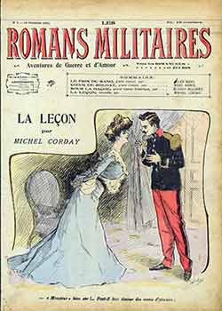 Item #18-8873 Les Romans Militaires: Issue No. 2. (Title page only.) La Leçon, par Michel...
