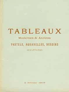 Item #18-8931 Tableaux Modernes & Anciens. Pastels, Aquarelles, Dessins, Sculptures. 3 Fevrier,...