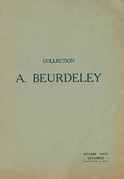 Item #18-8967 Collection A. Beurdeley: Septieme Vente: Estampes, Deuxieme Partie.[Auction...