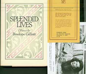 Item #18-8982 Splendid lives: Stories. Penelope Gilliatt.