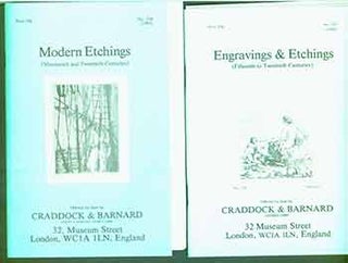 Item #18-9093 Engravings & Etchings (Fifteenth to Twentieth Centuries) and Modern Etchings...