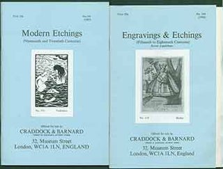 Item #18-9094 Engravings & Etchings (Fifteenth to Eighteenth Centuries) and Modern Etchings...