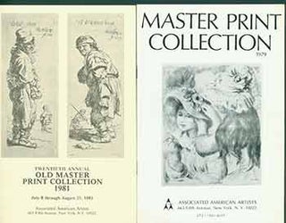 Item #18-9103 Master Print Collection 1979 and Twentieth Annual Old Master Print Collection 1981....