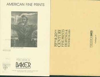 Item #18-9108 American Fine Prints February 1991 and 19th and 20th Century Fine Prints Drawings...