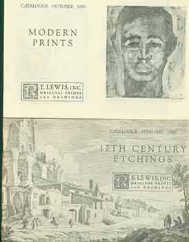 Item #18-9111 Modern Prints October 1985 and 17th Century Etchings February 1986. [Two Auction...