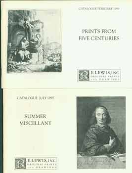 Item #18-9116 Summer Miscellany July 1997 and Prints From Five Centuries February 1999. [Two...