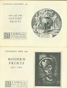 Item #18-9185 16th and 17th Century Prints November 1981 and Modern Prints (1913-1957) April...