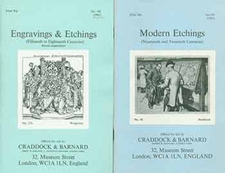 Item #18-9198 Engravings & Etchings (Fifteenth to Twentieth Centuries) and Modern Etchings...