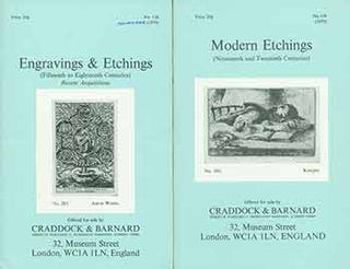 Item #18-9200 Engravings & Etchings (Fifteenth to Eighteenth Centuries) and Modern Etchings...