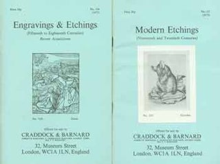 Item #18-9203 Engravings & Etchings (Fifteenth to Eighteenth Centuries) and Modern Etchings...