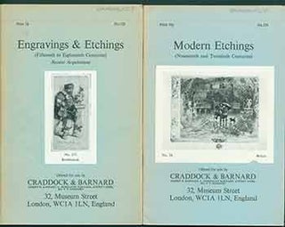 Item #18-9206 Engravings & Etchings (Fifteenth to Eighteenth Centuries): Recent Acquisitions and...