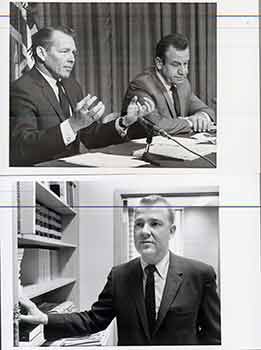 Item #18-9350 Assembly Speaker Jesse Unruh and Lt. Gov. Robert Finch in Sacramento, California;...