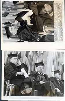 Item #18-9371 United States Ambassador to the United Nations, Adlai E. Stevenson in Berkeley, California. (Two Original Photographs). Walt Zeboski.
