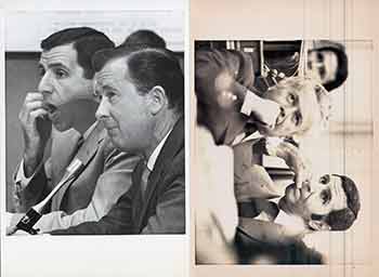 Item #18-9384 Senator George Deukmejian of California, with Finance Director Gordon Smith. (Two Original Photographs). Walt Zeboski.