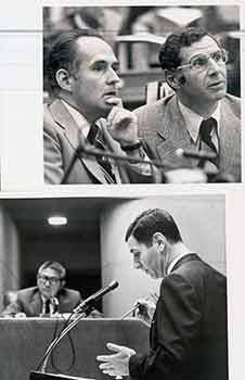Item #18-9385 Senator George Deukmejian of California, with Senator Alfred H. Song. (Two Original Photographs). Walt Zeboski.