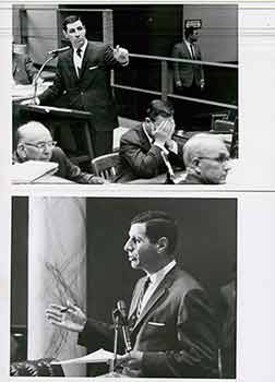 Item #18-9386 Senator George Deukmejian of California. (Two Original Photographs). Walt Zeboski.