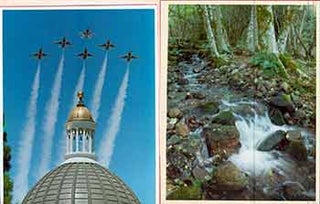 Item #18-9420 Air-show above Sacramento City Hall; photo of local stream. (Two Original...