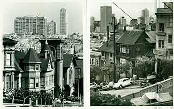 Item #18-9431 San Francisco neighborhoods of Russian Hill and Pacific Heights. (Two Original Photographs). Walt Zeboski.