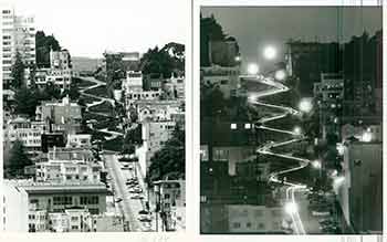 Item #18-9433 San Francisco’s Lombard Street by day and by night. (Two Original Photographs). Walt Zeboski.