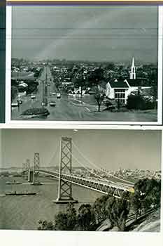 Item #18-9448 Bay Bridge, San Francisco shot from Yerba Buena Island; Street view. (Two Original...