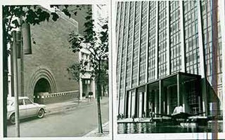 Item #18-9484 Frank Lloyd Wright building, Maiden Lane, San Francisco; Federal office building in...