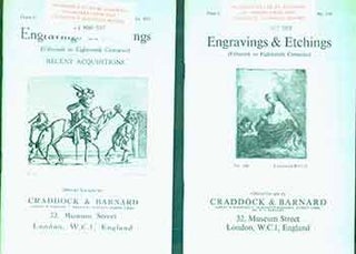Item #18-9502 Engravings & Etchings #113 (Fifteenth to Eighteenth) and Engravings & Etchings #119...