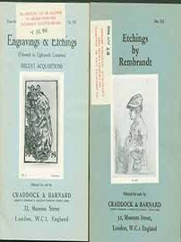 Item #18-9503 Engravings & Etchings #111 (Fifteenth to Eighteenth) and Etchings by Rembrandt...