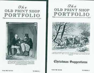 Item #18-9504 The Old Print Shop Portfolio Vol. 48, no. 1 & Vol. 48, no. 2 (Two Gallery...